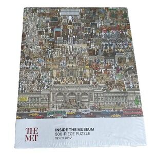 Inside the Museum 500-Piece Puzzle The Metropolitan Museum of Art NY *NEW SEALED